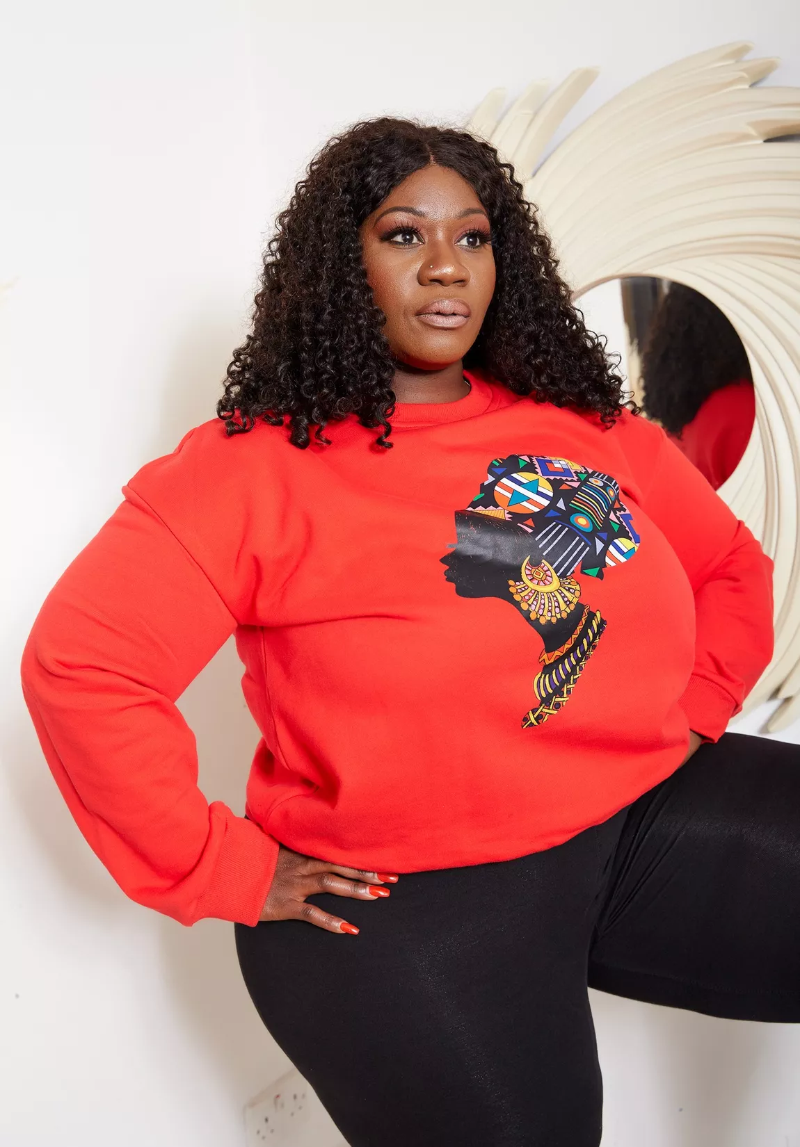 African Headwrap Sweatshirt