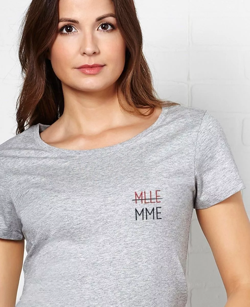 Women's T-shirt MISS - MME (embroidered)